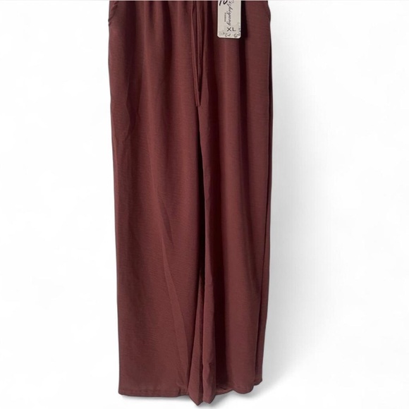No Discount ✨ Lightweight Wide Leg Pants – Elastic Waist – – Size XL ✨ - Picture 9 of 13